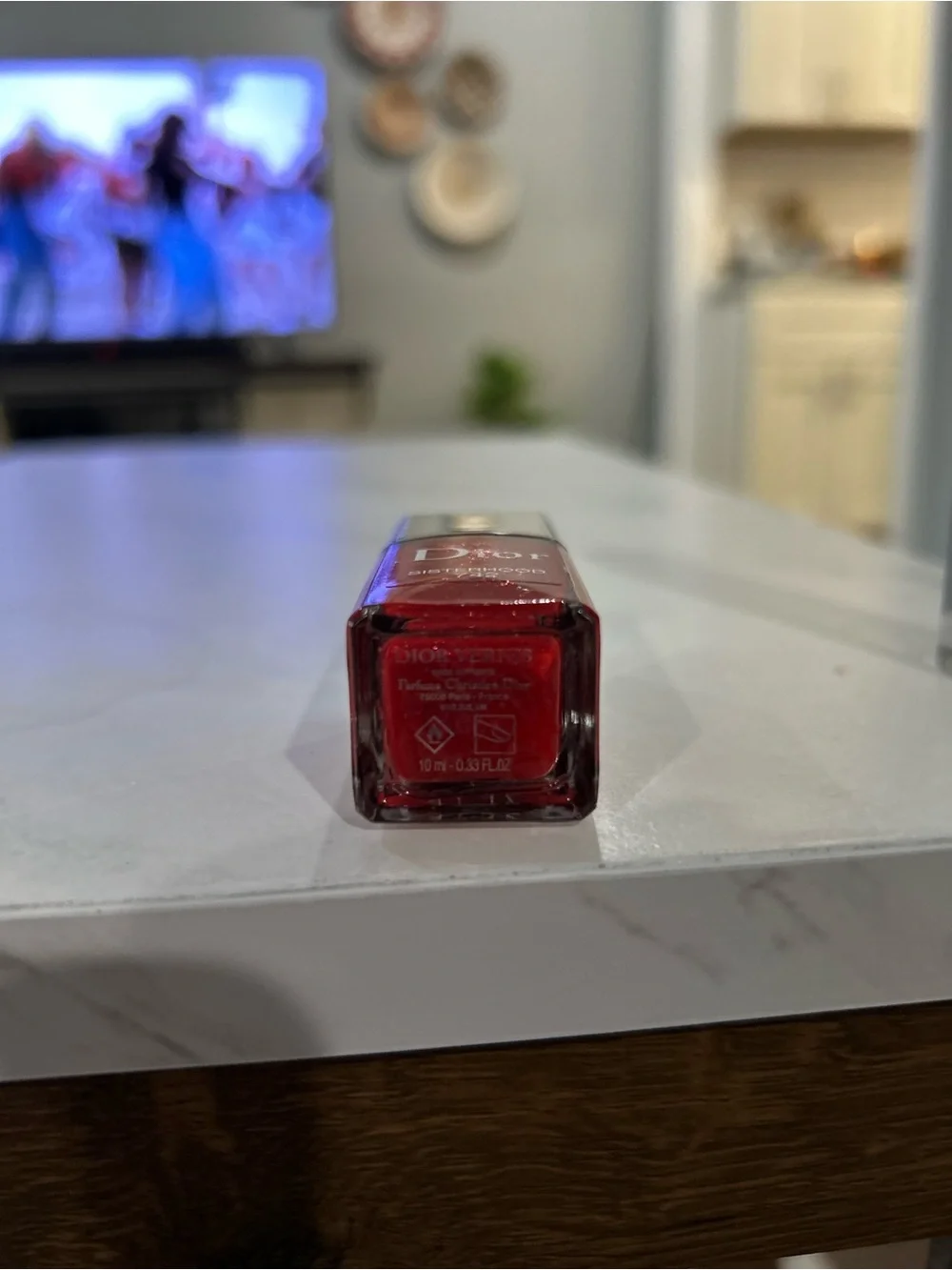 Dior Red Nail Lacquer & Shimmery Clear Gloss Duo